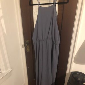 Blueish gray formal dress